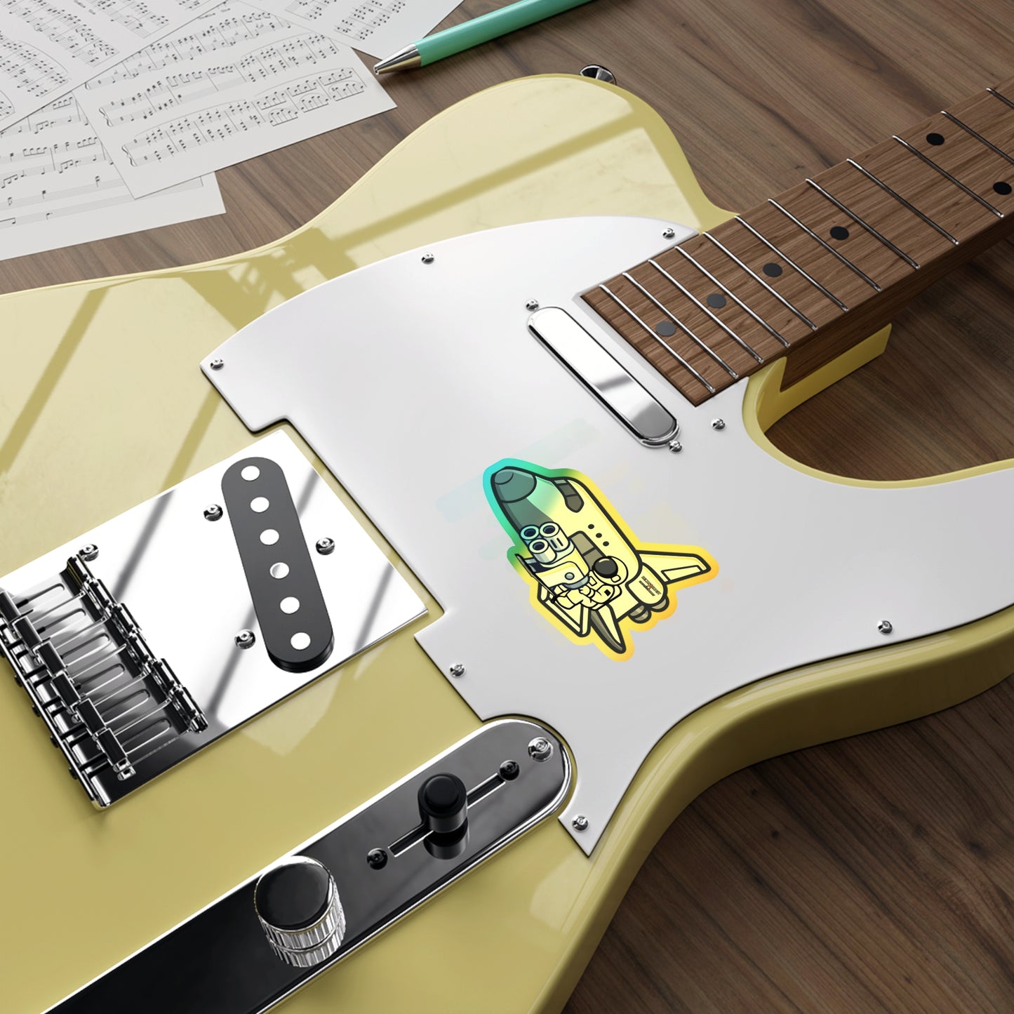 DOOR GUNNER Holographic Die-Cut Sticker