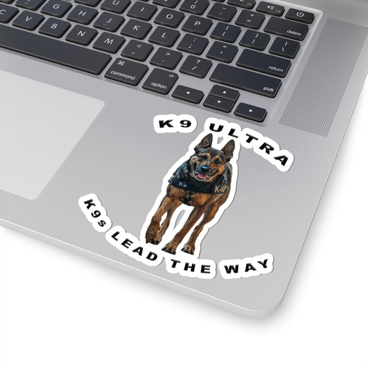 Recon Roast Coffee Co. Kiss-Cut Sticker — 'K9s Lead the Way'