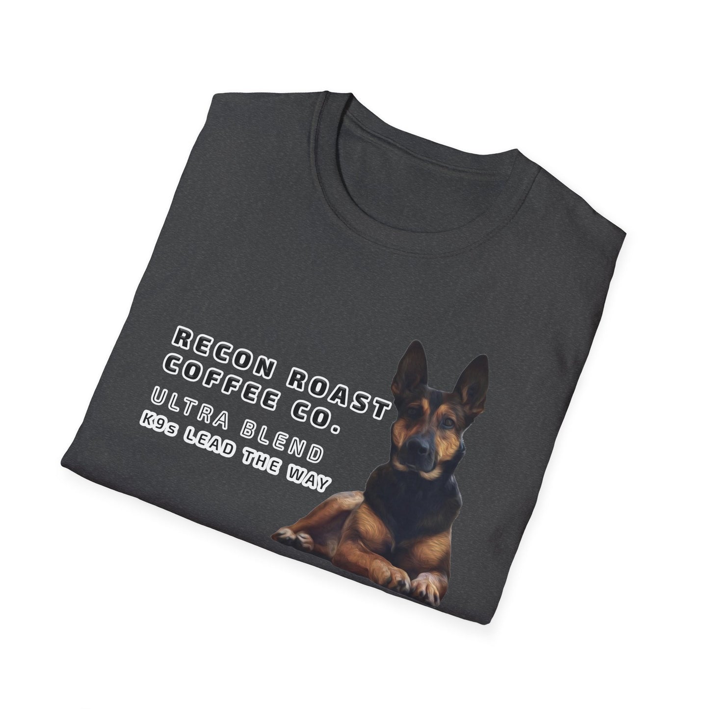 Recon Roast Coffee Co. K9 Ultra T-Shirt – “K9s Lead The Way” Tee