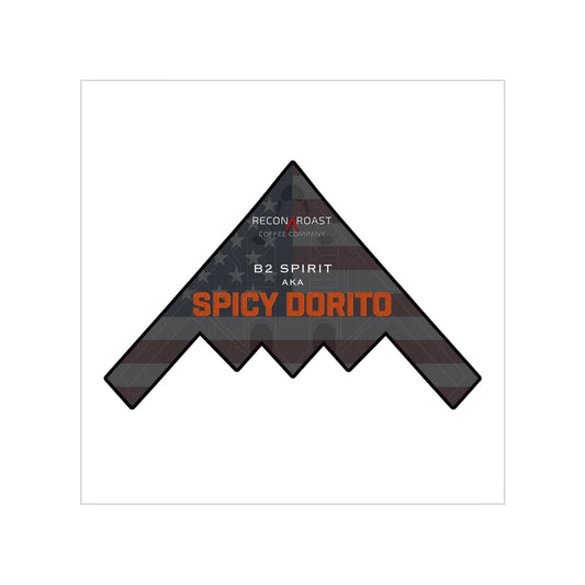 SPICY DORITO Transparent Sticker