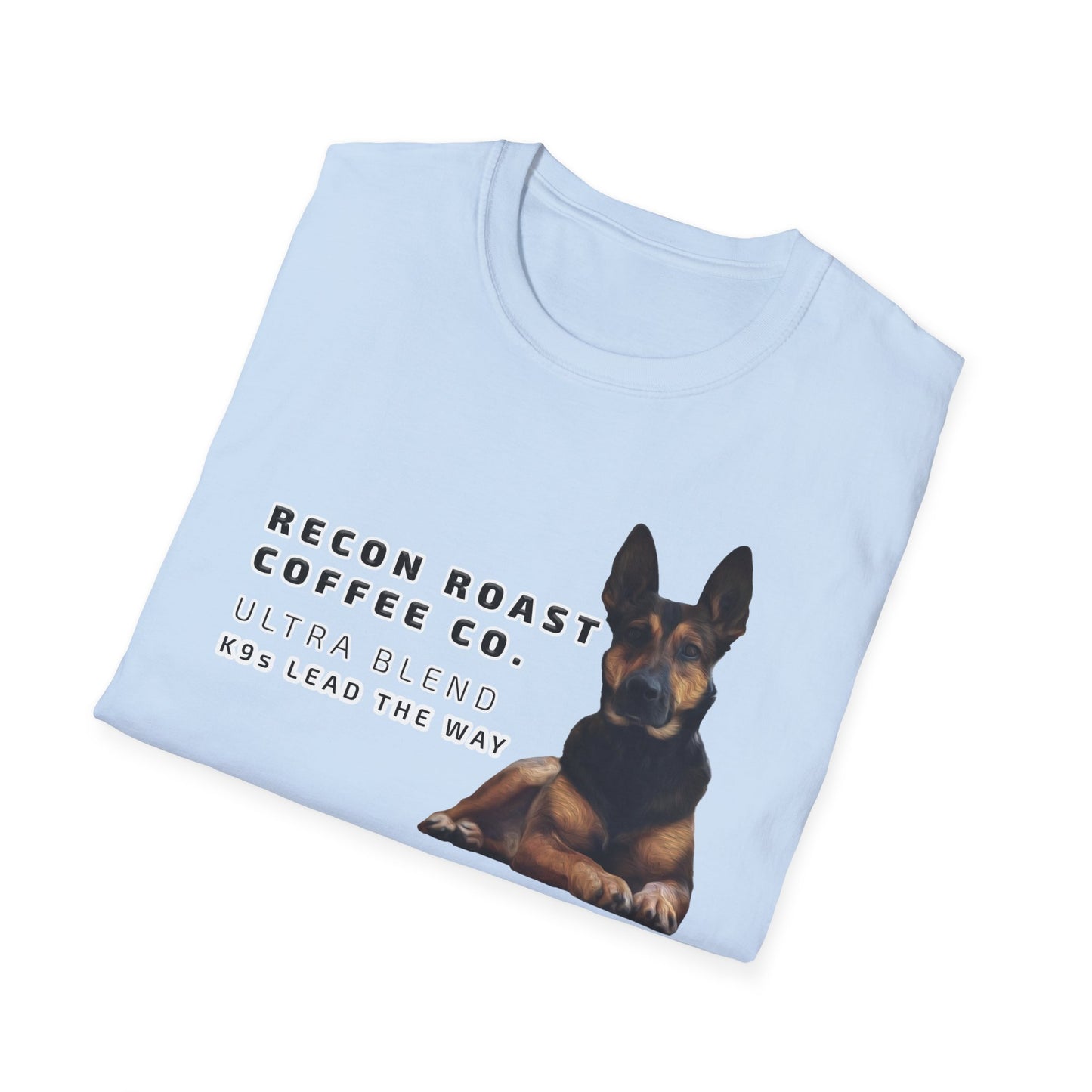 Recon Roast Coffee Co. K9 Ultra T-Shirt – “K9s Lead The Way” Tee