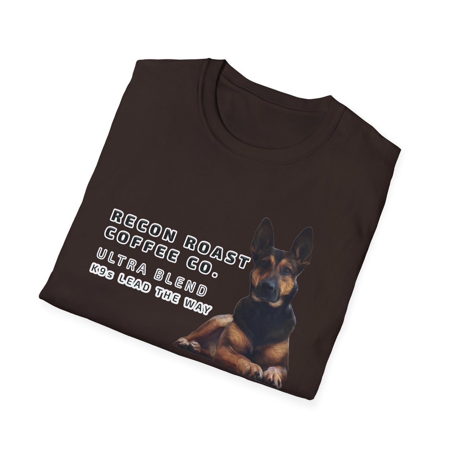 Recon Roast Coffee Co. K9 Ultra T-Shirt – “K9s Lead The Way” Tee