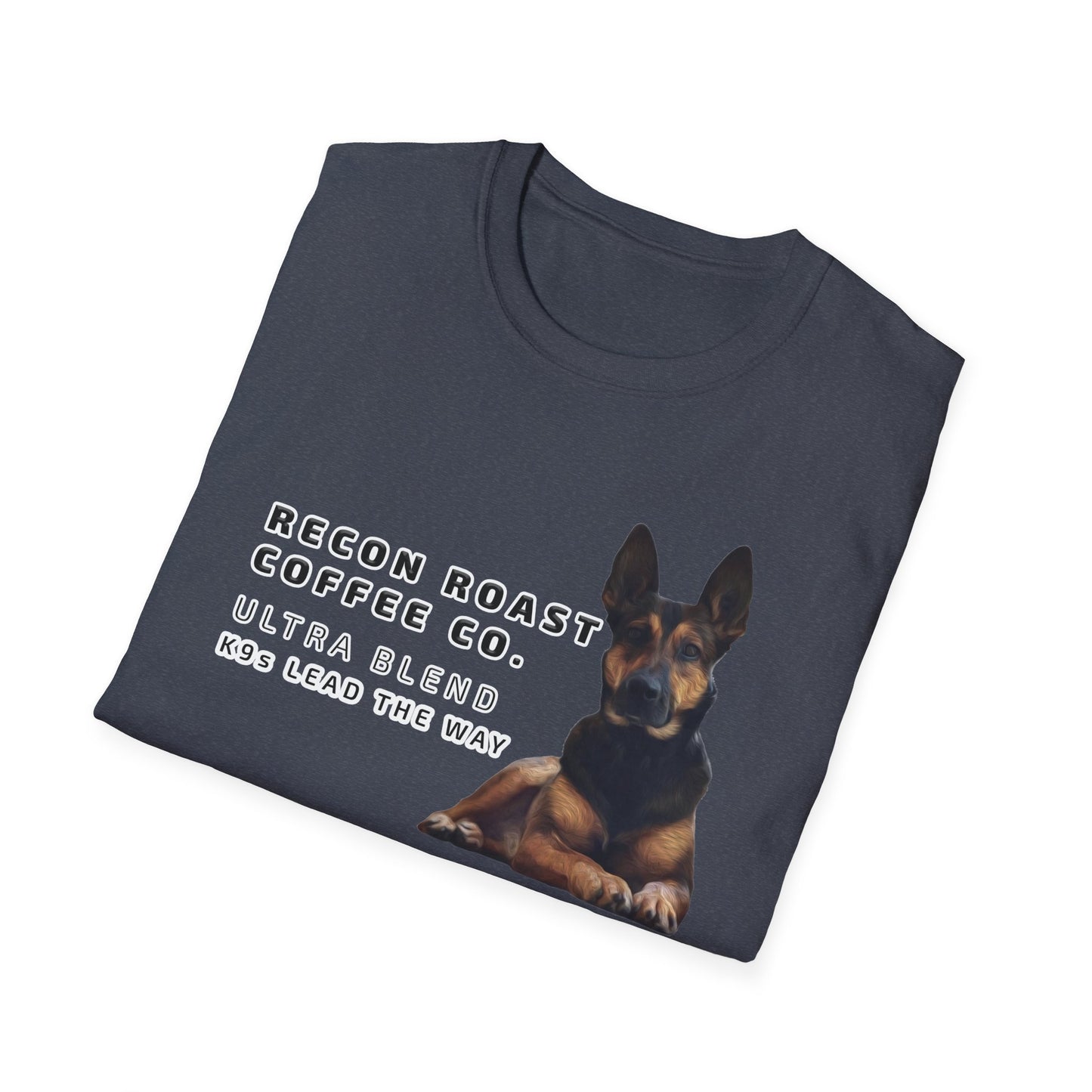 Recon Roast Coffee Co. K9 Ultra T-Shirt – “K9s Lead The Way” Tee