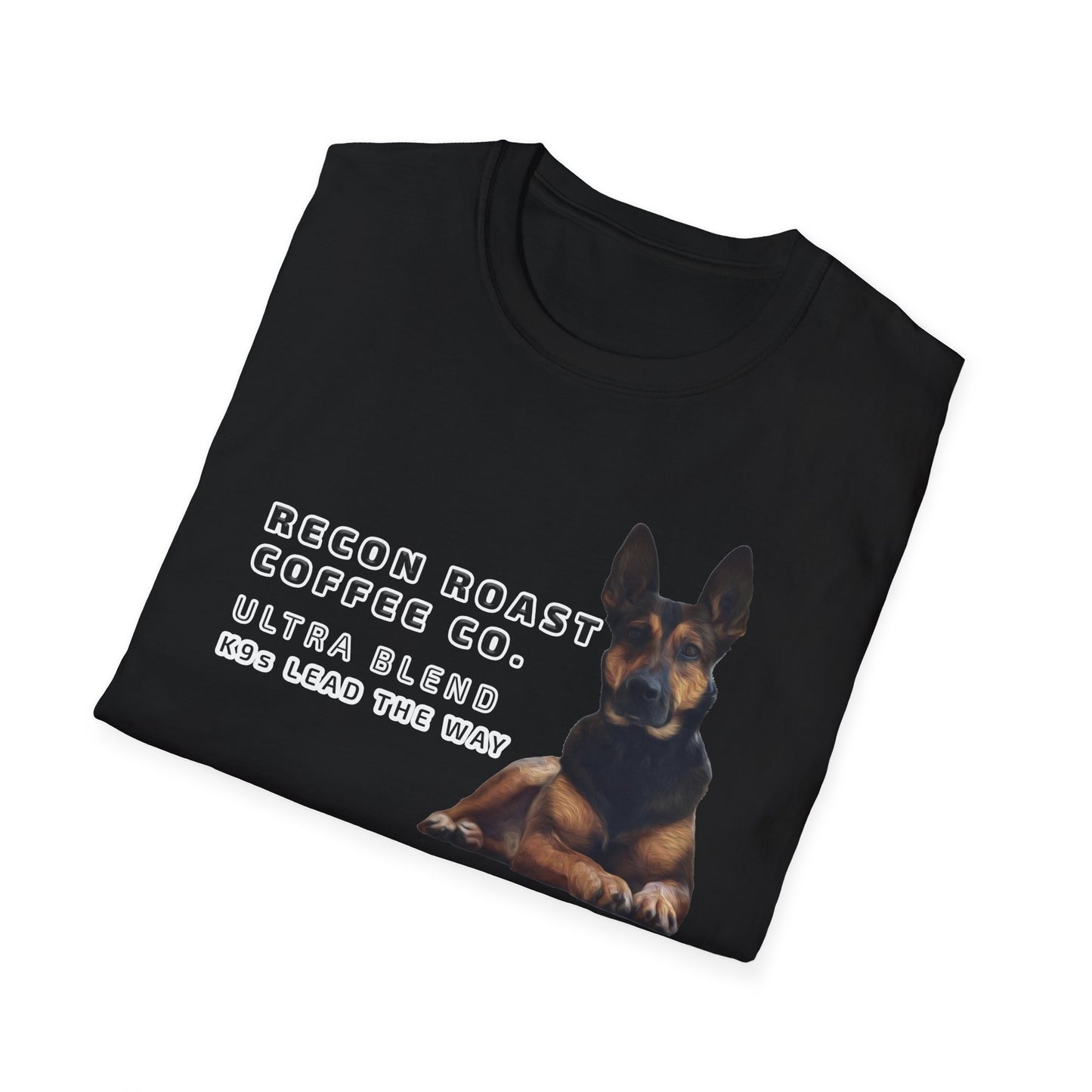 Recon Roast Coffee Co. K9 Ultra T-Shirt – “K9s Lead The Way” Tee