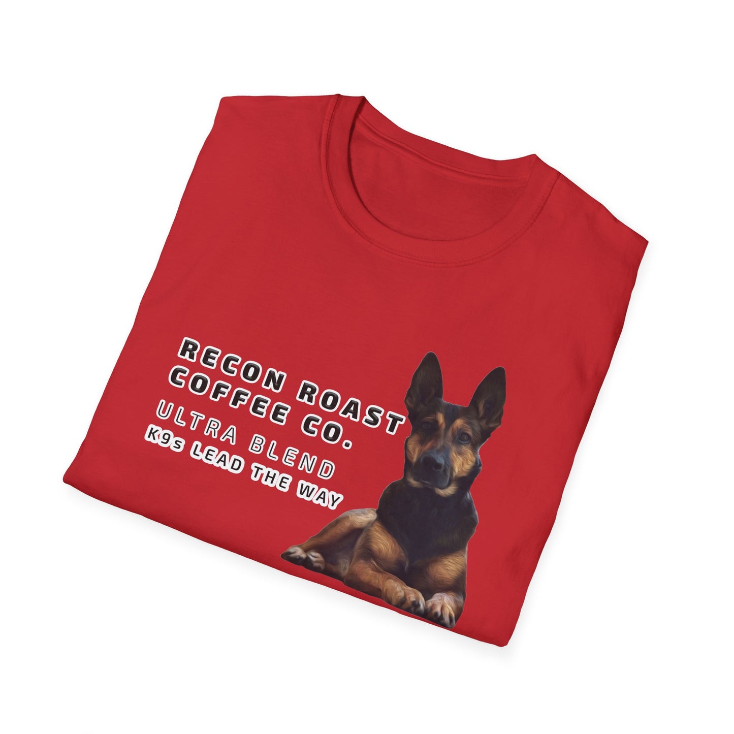 Recon Roast Coffee Co. K9 Ultra T-Shirt – “K9s Lead The Way” Tee