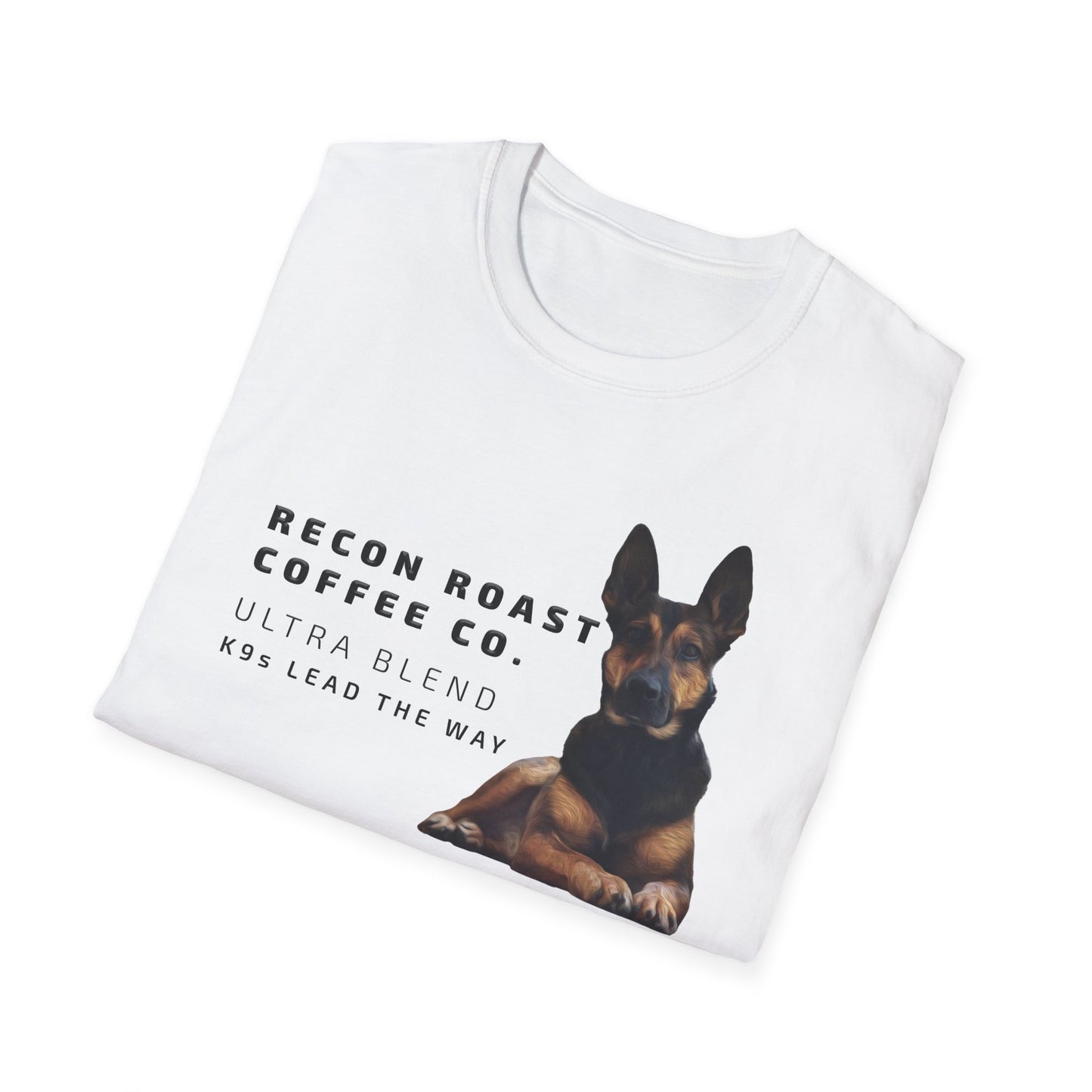 Recon Roast Coffee Co. K9 Ultra T-Shirt – “K9s Lead The Way” Tee