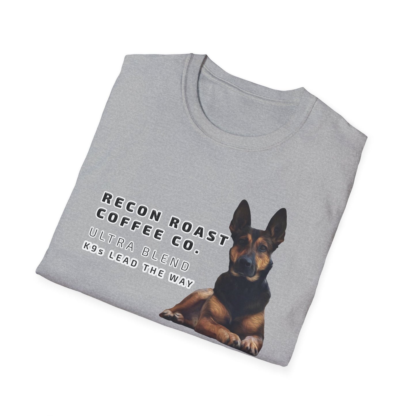 Recon Roast Coffee Co. K9 Ultra T-Shirt – “K9s Lead The Way” Tee