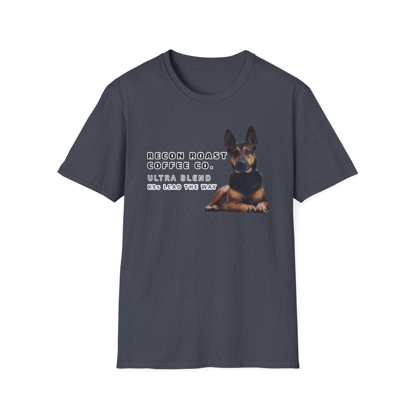 Recon Roast Coffee Co. K9 Ultra T-Shirt – “K9s Lead The Way” Tee
