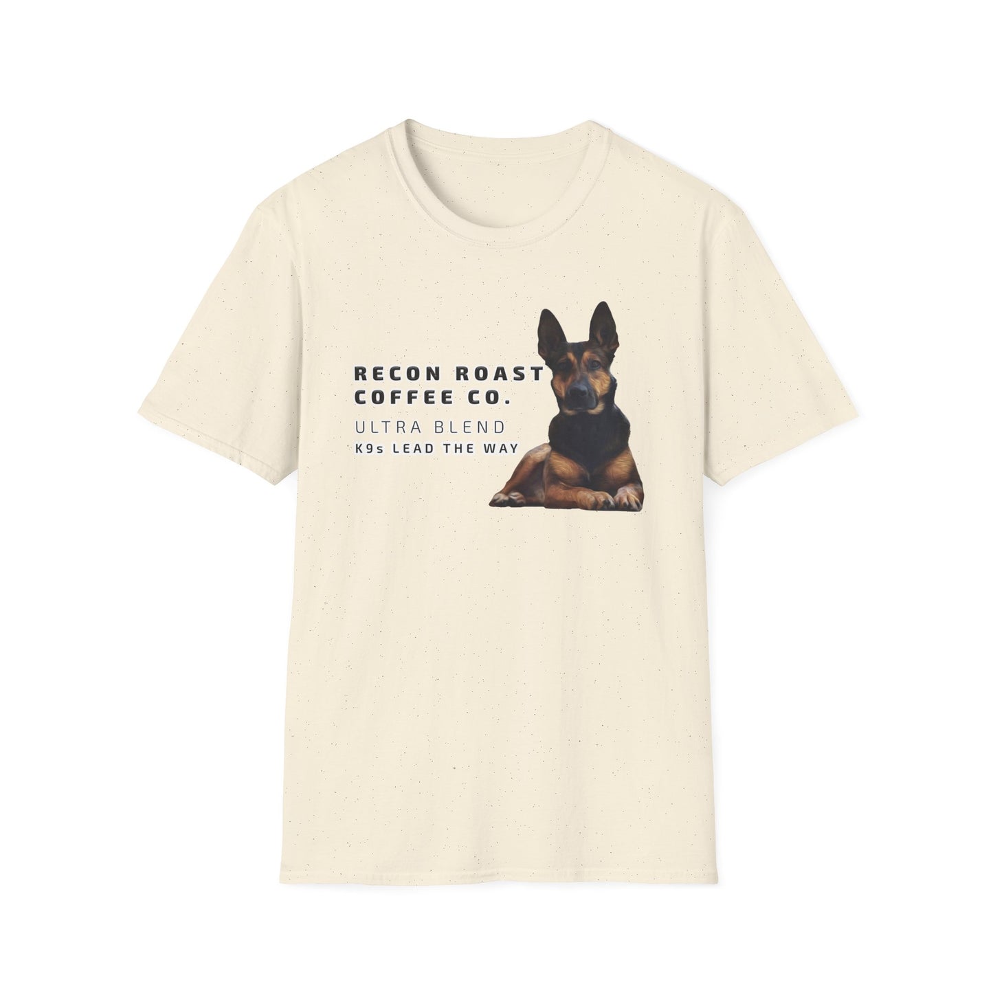 Recon Roast Coffee Co. K9 Ultra T-Shirt – “K9s Lead The Way” Tee