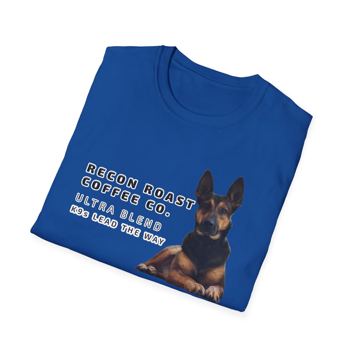 Recon Roast Coffee Co. K9 Ultra T-Shirt – “K9s Lead The Way” Tee