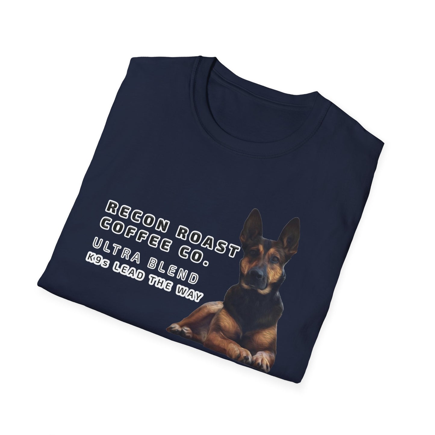 Recon Roast Coffee Co. K9 Ultra T-Shirt – “K9s Lead The Way” Tee