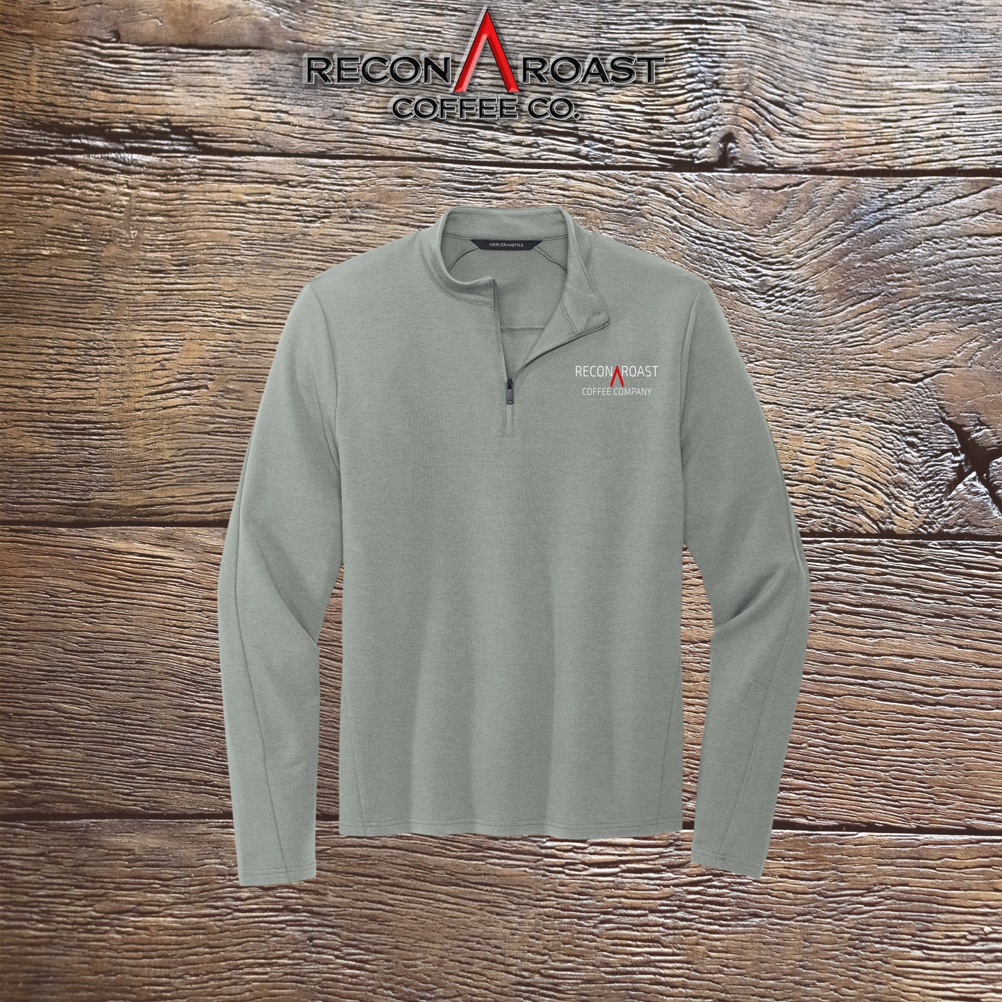 Recon Roast Stretch Quarter-Zip Pullover – Rugged Comfort, Everyday Ready