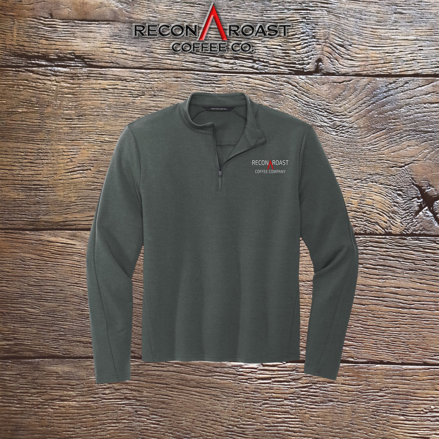 Recon Roast Stretch Quarter-Zip Pullover – Rugged Comfort, Everyday Ready