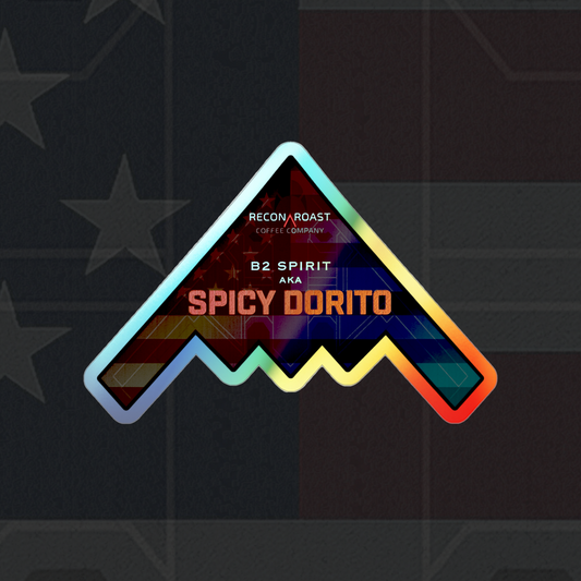 SPICY DORITO Holographic Die-Cut Sticker