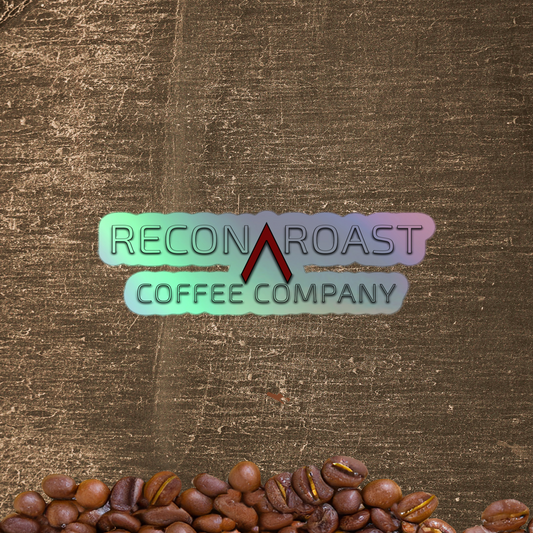 Recon Roast Holographic Die-Cut Sticker