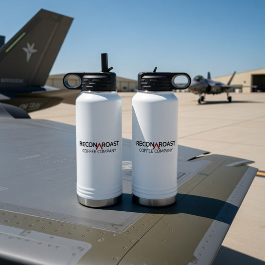 Recon Roast Water (OR ICED COFFEE) Bottle, 32oz