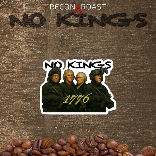 NO KINGS 1776 Sticker | Stick It to Tyranny.